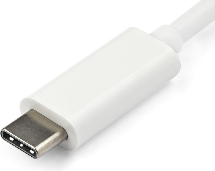 Actual product image StarTech USB-C To VGA Adapter - White (VGA, 18 cm)