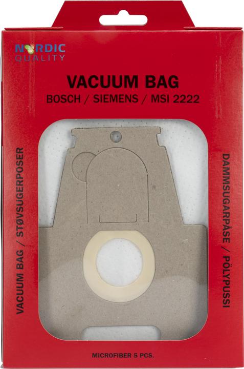 Image du produit Deltaco MSI 2222 Sacs à poussière, 5 pcs (5 x)