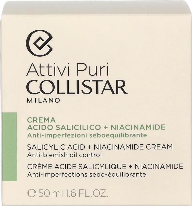 Actual product image Collistar Attivi Puri Salicylic Acid + Niacin Cream (50 ml)