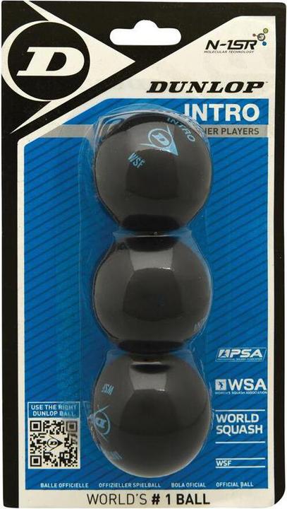 Produktbild Dunlop Squashball INTRO 3-Blister
