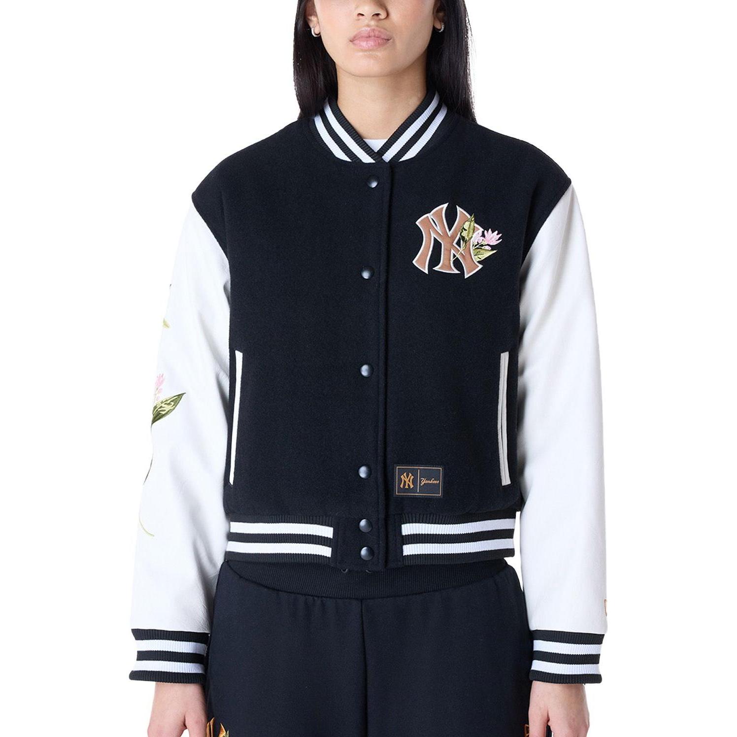 New Era, Damen, Jacke, Damen VARSITY College Jacke - New York Yankees - XS (XS), Schwarz, XS