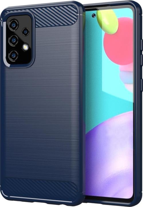 Produktbild Cadorabo TPU Ultra Slim carbon edelstahl Kombi Cover (Samsung Galaxy A72 5G)