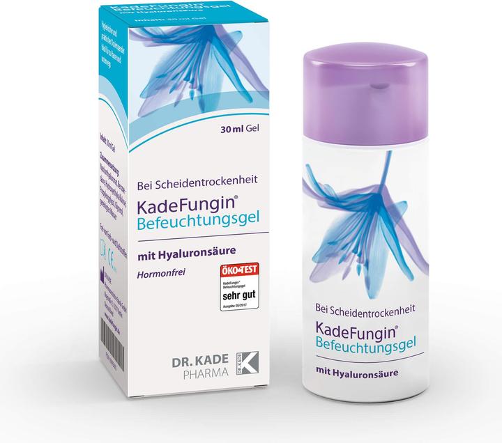 Actual product image Dr. Kade Pharma KadeFungin moisturising gel for vaginal dryness, 30 ml gel