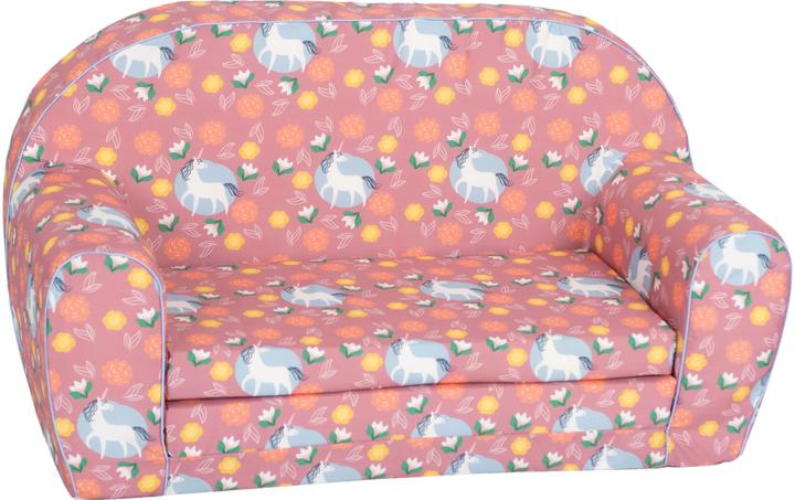 Knorrtoys Kindersofa - "Einhorn pink" (Children sofa)