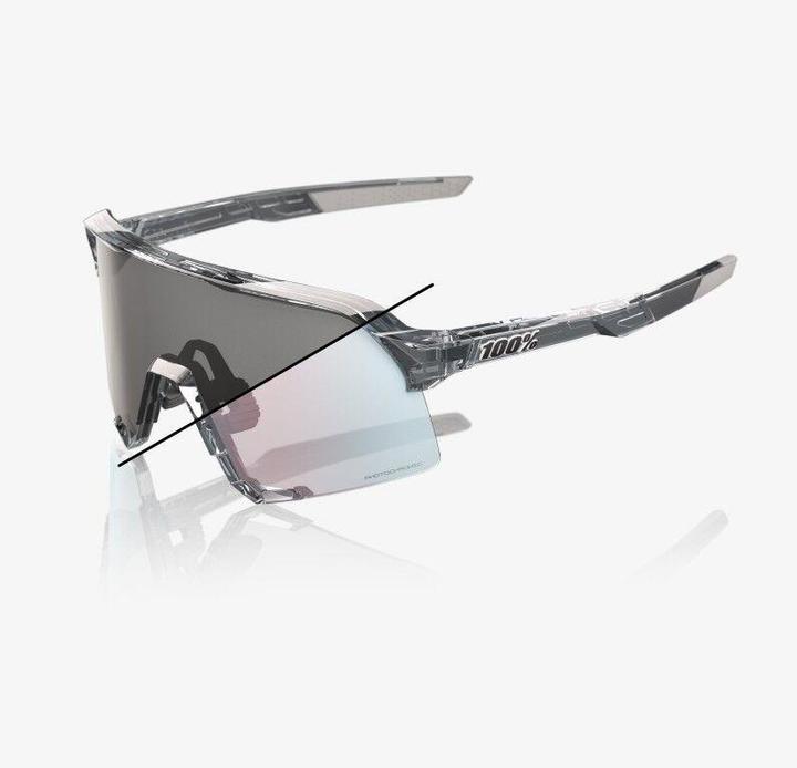 Actual product image 100% S3 - Polished Translucent (Charcoal, Translucent grey, Rose)