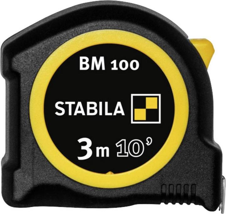Actual product image Stabila Taschenbandmass BM 100, cm/inch-Skala (3 m)