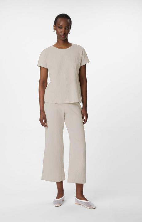 Image du produit Comma Hose Strukturierte Wide-Leg-Hose im Loose Fit (44)