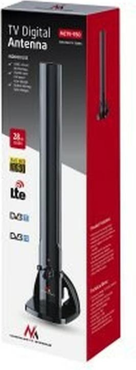 Produktbild Maclean MCTV-930 TV-Antenne Indoor (Zimmerantenne, 28 dB, DVB-T / -T2, DAB/ DAB+, UKW / MW / LW)
