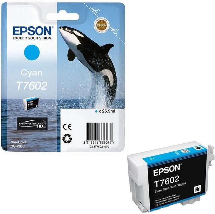 Immagine prodotto Epson T7602, Ultra Chrome HD (C)