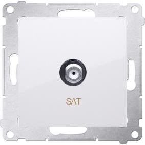 Kontakt DASF1.01/11 (Antennendose), SAT Zubehör, Weiss