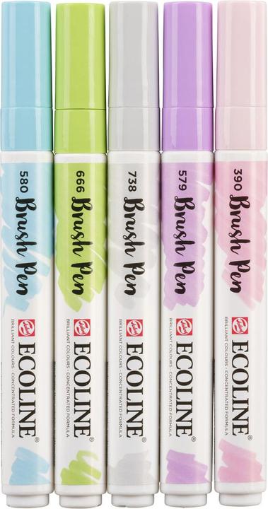Image du produit Talens Pastel Ecoline Brushpen (Multicolore, 5 x)