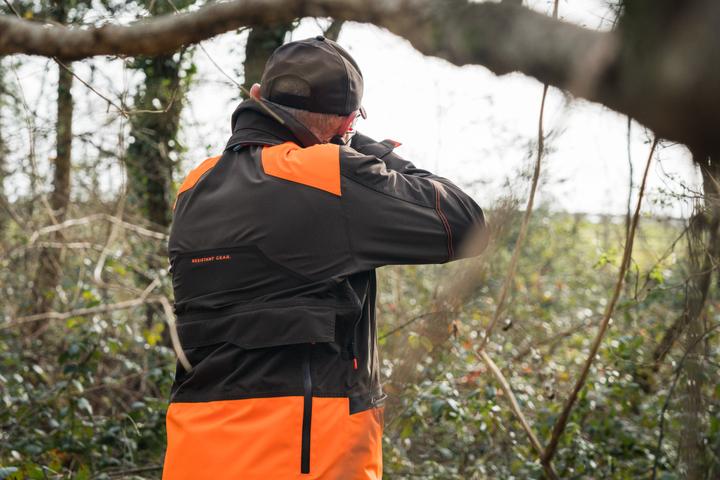 Produktbild Solognac Jagdjacke Regenjacke Renfort 900 orange/braun (M)
