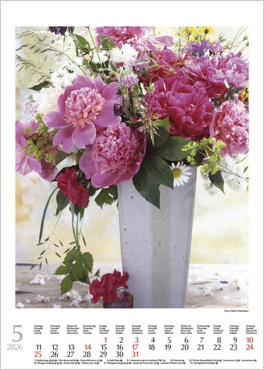 Produktbild Blumensträusse 2026 (30 x 42 cm)