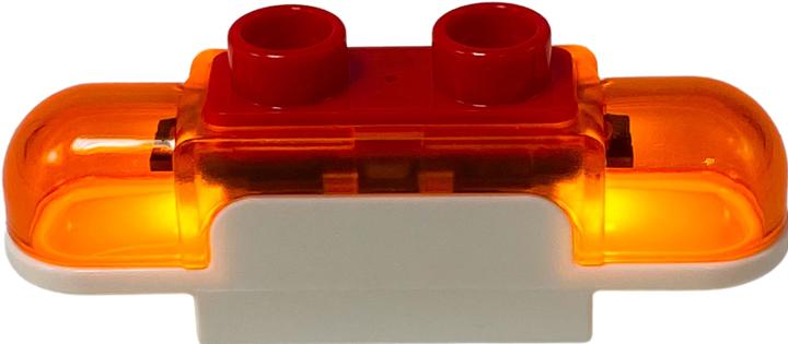 Produktbild LEGO Sirene Lichtsteine Baustelle Blinklicht mit Sound (10933)