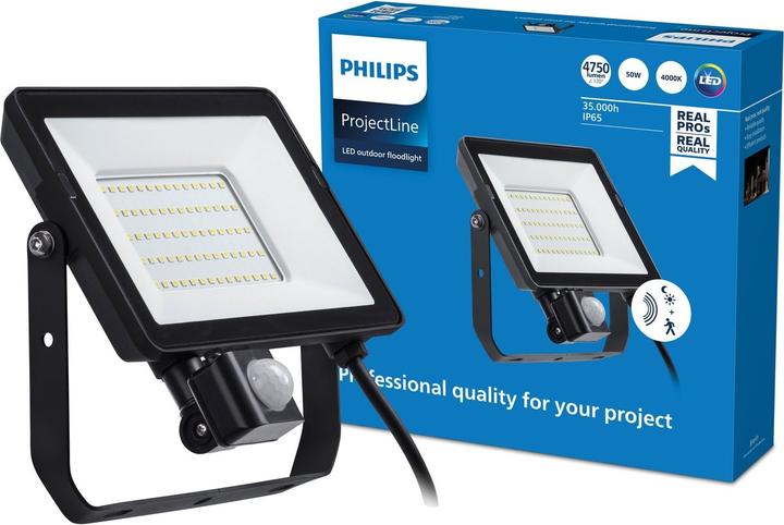 Actual product image Philips ProjectLine 8719514954557 LED Floodlight 50 W Natural White (4750 lm, IP65)