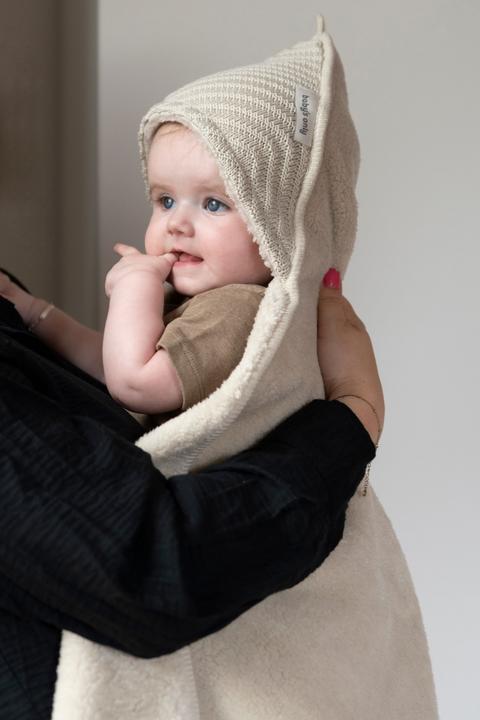 Image du produit Baby's only couverture à capuche Grace, beige (75 x 75 cm)