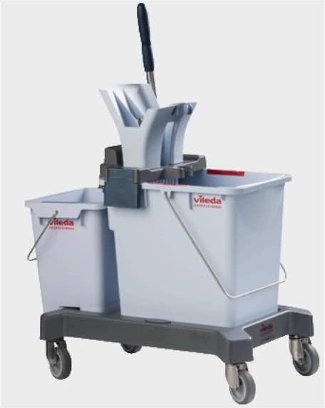 Immagine prodotto Vileda Set di secchi doppi UltraSpeed Pro Ready-to-Go (r-Trio Max) (1 pz.)