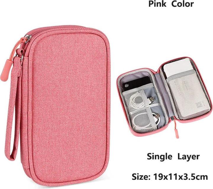 Actual product image Only-Bags.Store Cable bag, electronic bag, organiser for electronic accessories, portable cable organiser