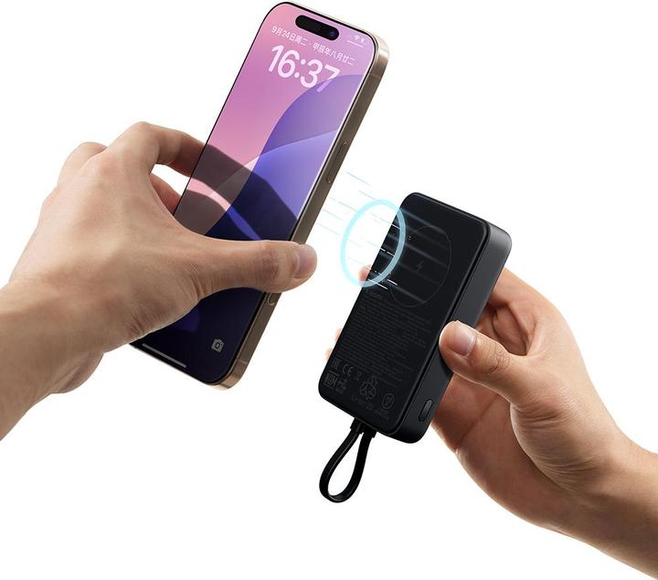 Produktbild Xiaomi 33W Magnetic Power Bank 10000mAh Gray (Integrated Cable) (10000 mAh, 33 W)