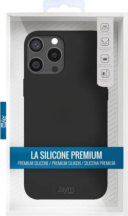 Image du produit Jaym Housse en silicone premium, Série noire (Apple iPhone 15 Pro Max)