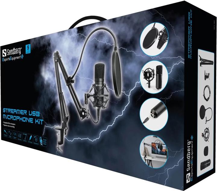 Produktbild Sandberg Streamer USB Microphone Kit