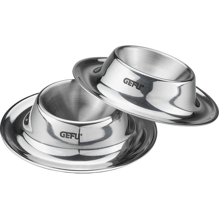 Thumbnail - GEFU Eierbecher OVO, 2 Stück, Eierbecher, Silber