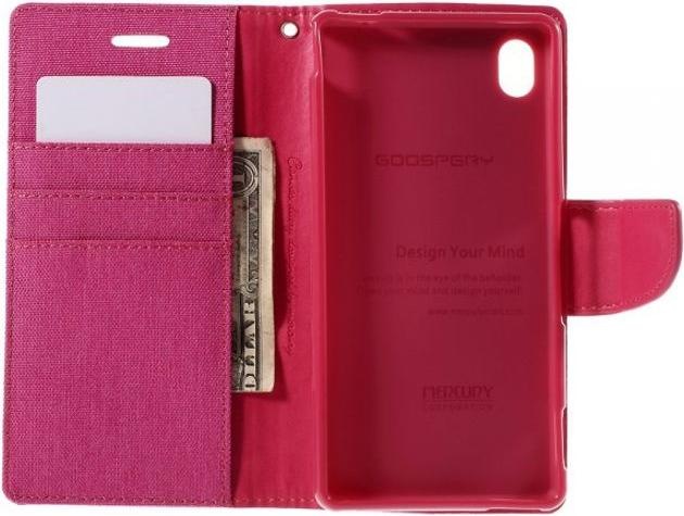 Actual product image Goospery Canvas Diary Series (Sony Xperia M4 Aqua)