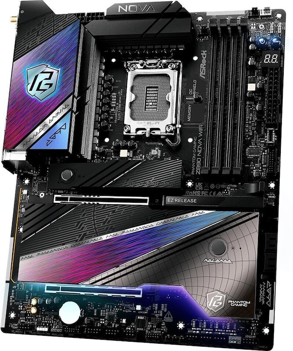 Actual product image AsRock Z890 Nova WiFi Intel DDR5 S1851 (LGA 1851, Intel Z890, ATX)