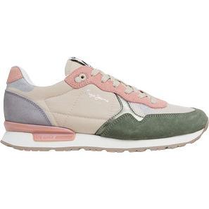 Pepe Jeans, Damen, Sneaker, sneakers brit mix, Braun, (37)
