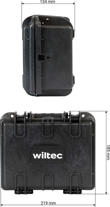 Produktbild Wiltec Universalkoffer 21,9x18,5x15,4cm wasserdicht Transportkoffer Schutzkoffer