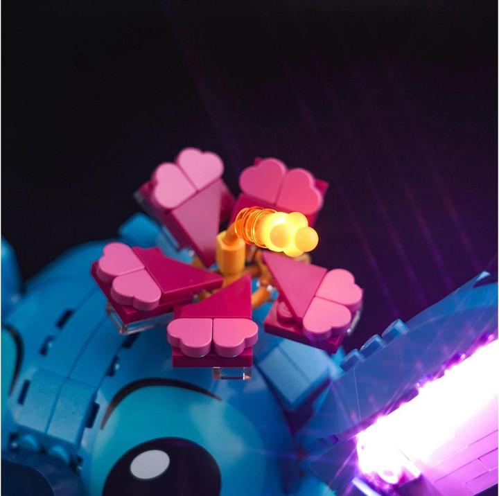 Image du produit BrickBling Set de lumière LED pour LEGO Stitch (43249) incl. télécommande