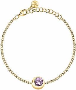 Produktbild Morellato - Decent Gold Plated Amethyst Bracelet Semipreziose SAXN09