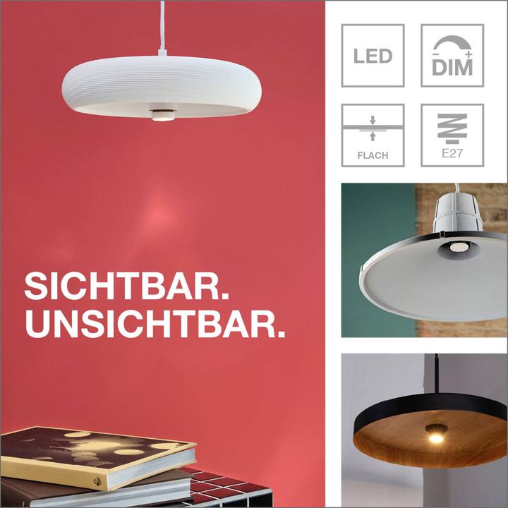 Image du produit Osram LED Designleuchte FLAT LAMP 3 STEP 3.5W 840 Frosted E14 Neutralweiss 4099854356865 (E14)