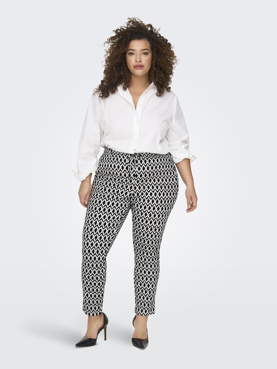Produktbild Only Curvy gemusterte klassische Hose (W44/L34)
