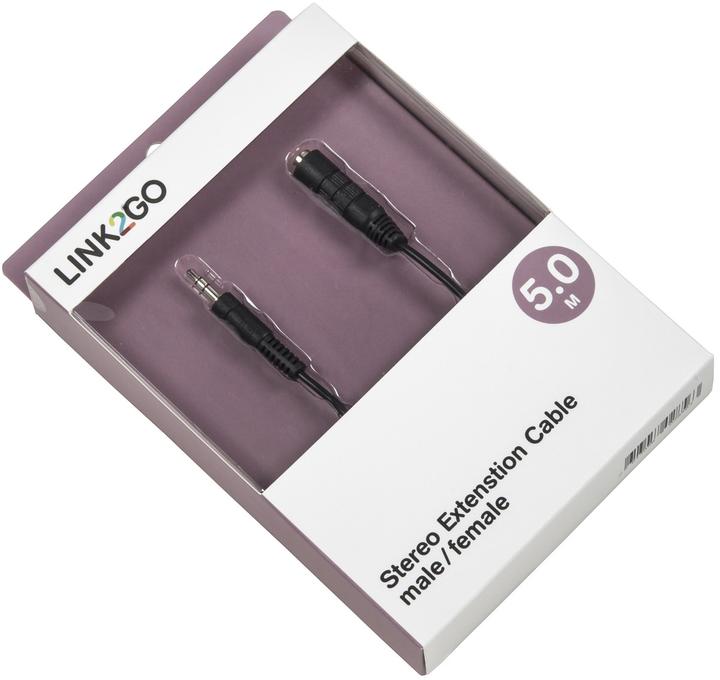 Actual product image Link2Go Sc3111pbb (5 m, AUX cable)