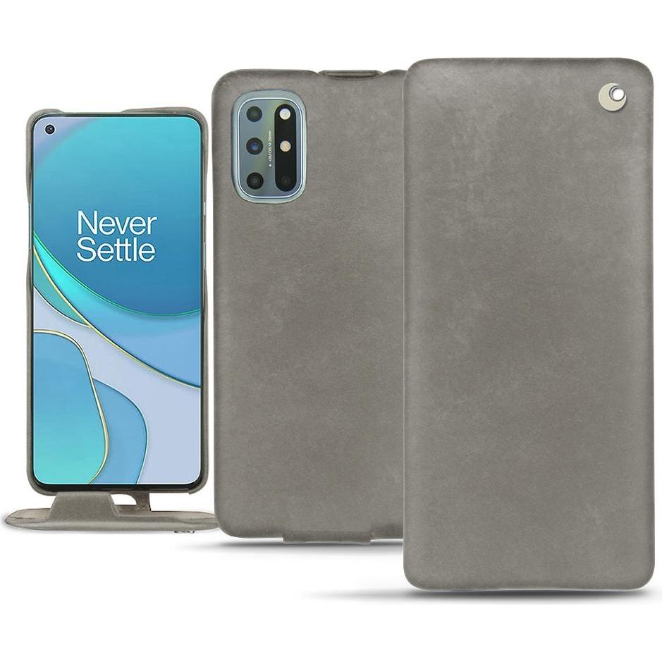 Thumbnail - Noreve Lederschutzhülle vertikal (OnePlus 8T), Smartphone Hülle, Grau