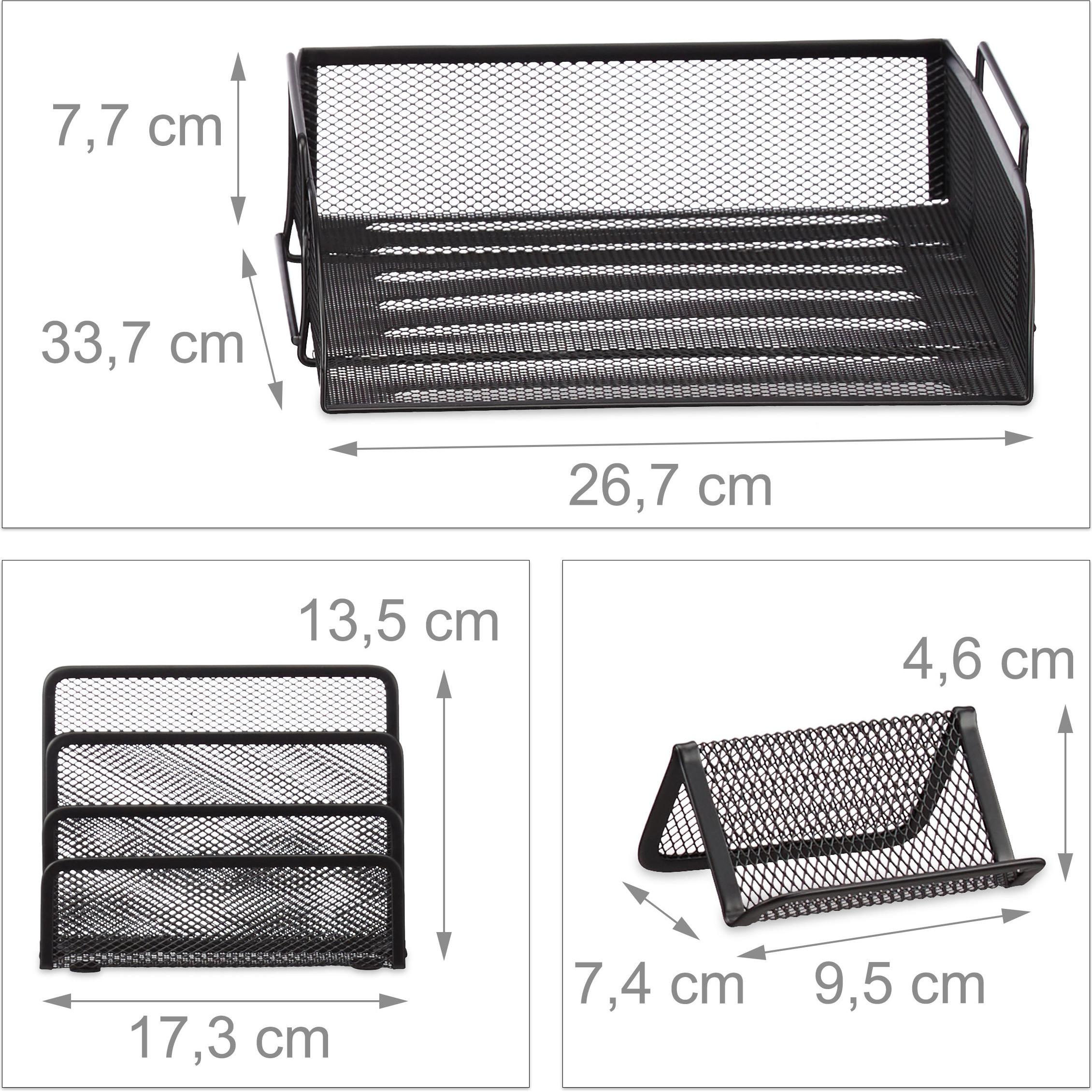Thumbnail - Relaxdays, Schreibtisch Accessoire, 7tlg. Schreibtischorganizer