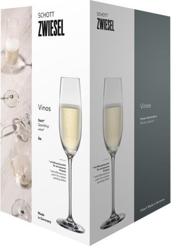 Produktbild Schott Zwiesel Sektglas Vinos 7 4 Stück (25.40 cl, 4 Gläser, Sektgläser)