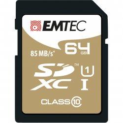 Productafbeelding Emtec Gold+ Flash geheugenkaart (64 GB, SDXC, U1, UHS-I)