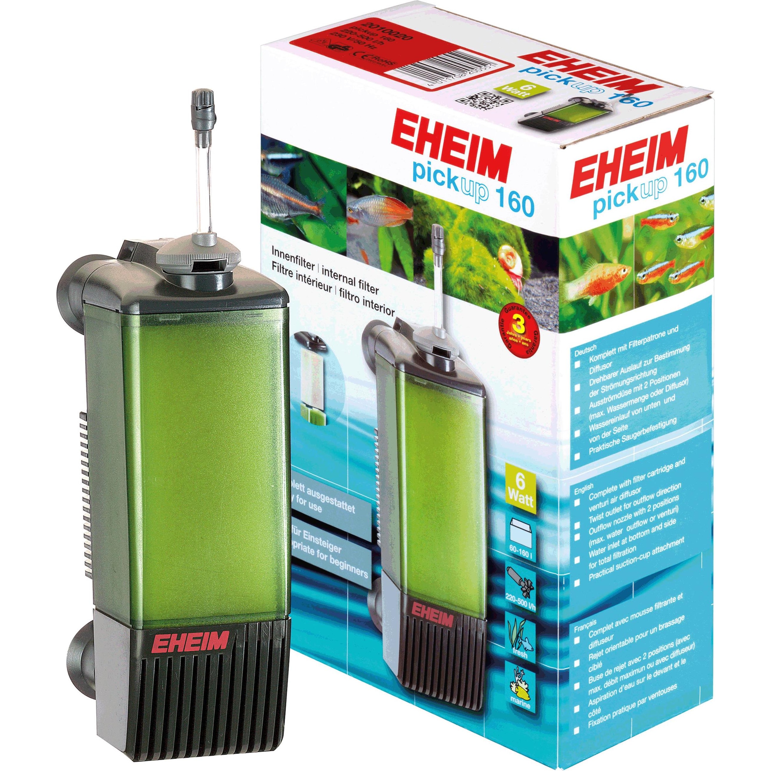 Eheim Pickup 160 (60 l, Innenfilter, Süsswasser, Meerwasser), Aquarium Filter