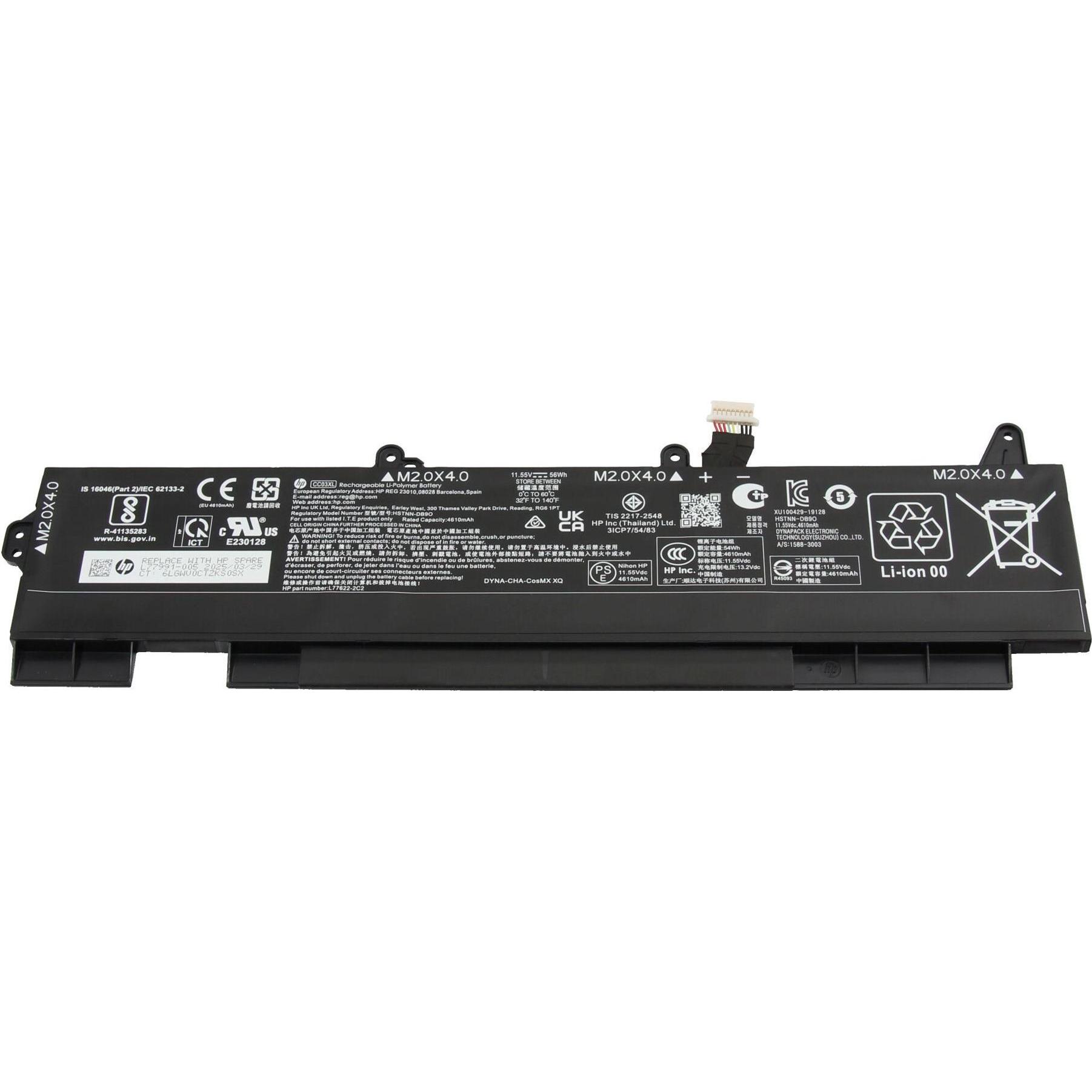 HP L77622-171 (3 Zellen, 4610 mAh), Notebook Akku