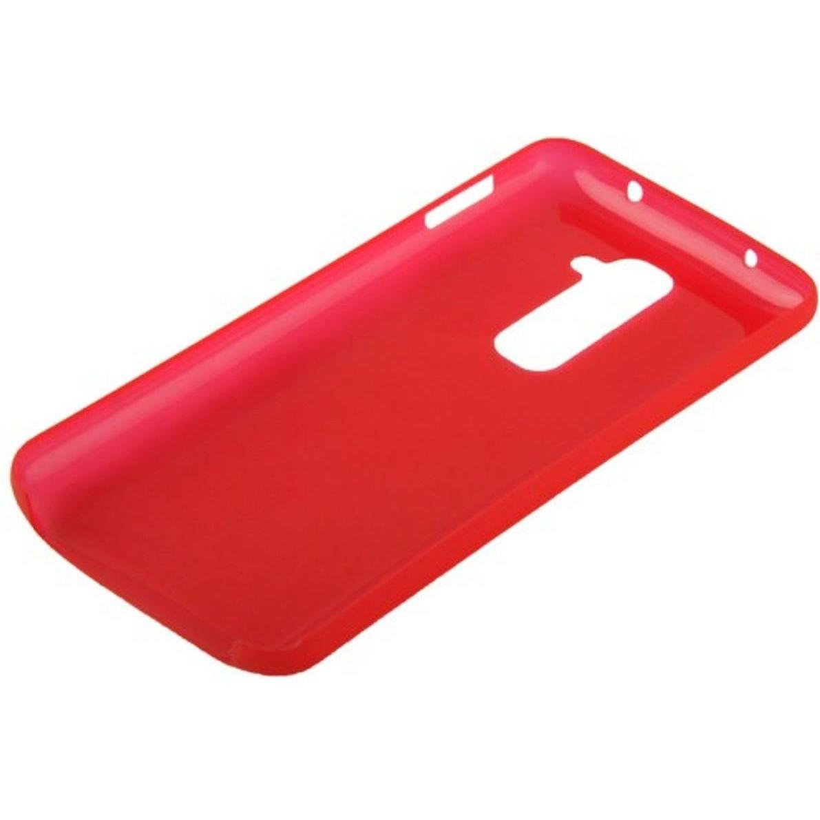 Thumbnail - König Design Schutzhülle Case Ultra Dünn 0,3mm für Handy LG Optimus G2 / D802 Rot Transparent (Optimus G2), Smartphone H...