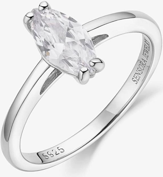 Produktbild Sensora Jewelry Marble Ring (52, 925 Silber)