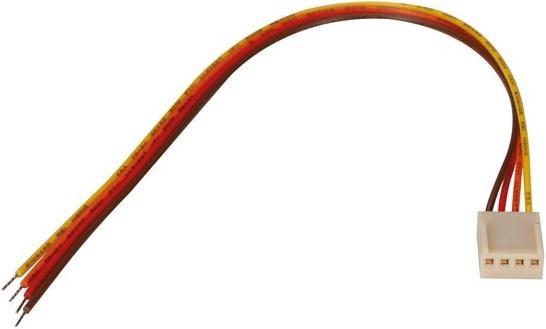 Actual product image Velleman PLATINEN-STECK-CONNECTORS BOOK STRIP 4 POLES 20 cm