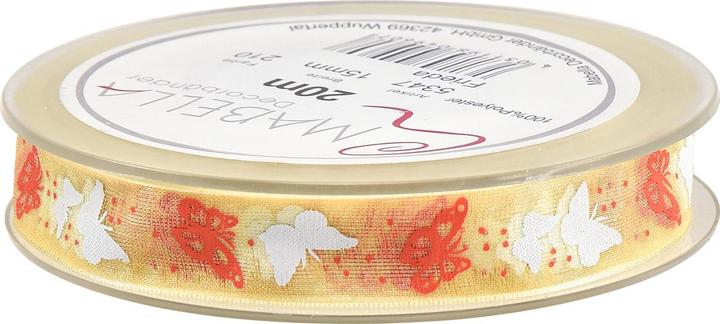 Immagine prodotto Mabella Organzaband Schmetterling Schleifenband