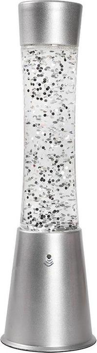 Actual product image Glitter lamp with colour change and remote control