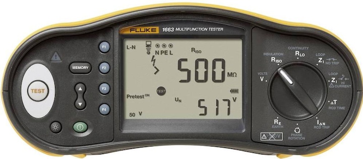 Produktbild Fluke FLK-1663 SCH Installationstester (CAT III 500V, CAT IV 300V)