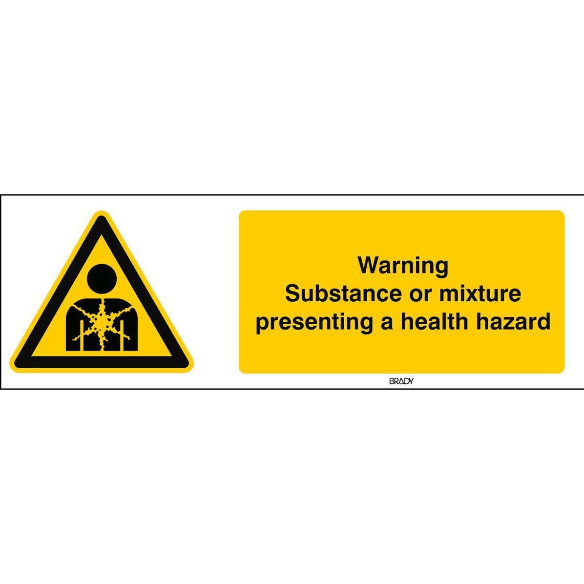 Brady, Sicherheitskennzeichnung, ISO Safety Sign - Warning