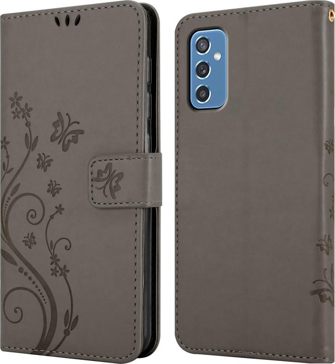 Actual product image Cadorabo Flower Book cover (Samsung Galaxy M52 5G)