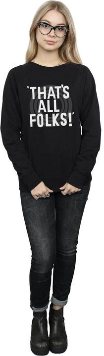 Produktbild Looney Tunes That's All Folks Text Sweatshirt (XL)